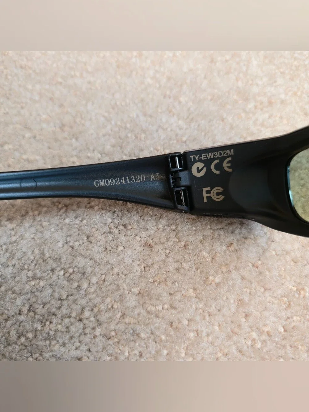 Panasonic 3D Full HD Glasses TY-EW3D2M Active Rechargeable /w Case